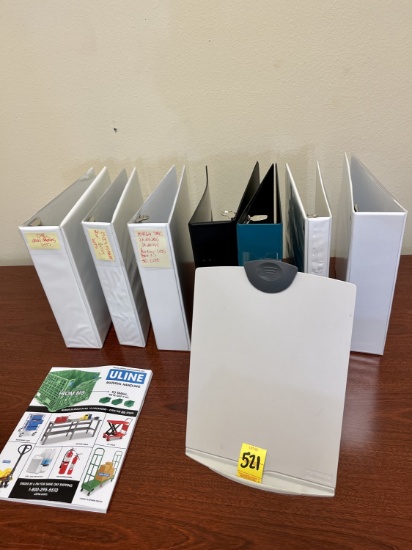 Binders and Board For Input