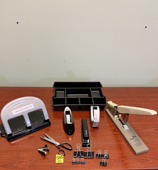 Stanley Bostitch Stapler B3500, Tape Dispensers, Hole Punch, Etc.