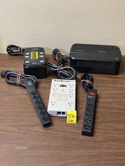 Assorted Surge Protectors and Battery Back-ups