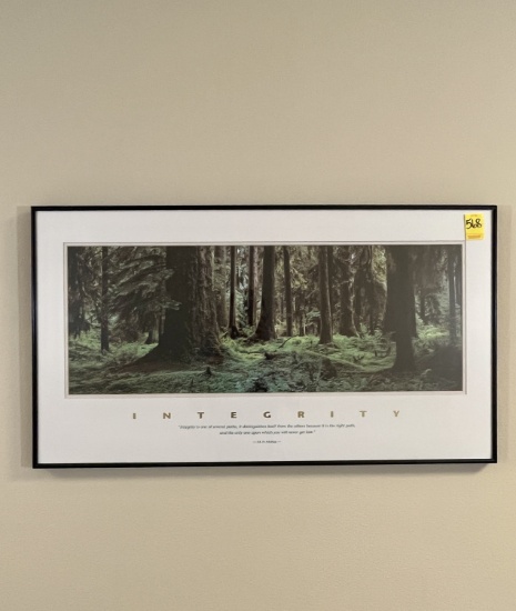 Integrity Framed Print