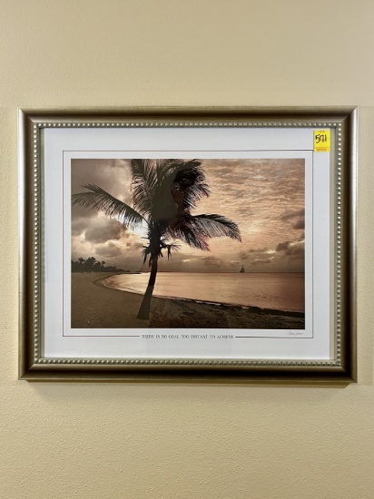 No Goal To Distant Framed Print