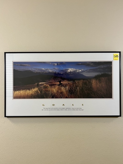Goals Framed Print