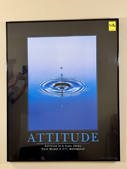 Attitude Framed Print