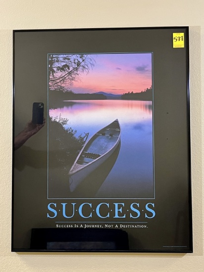 Success Framed Print