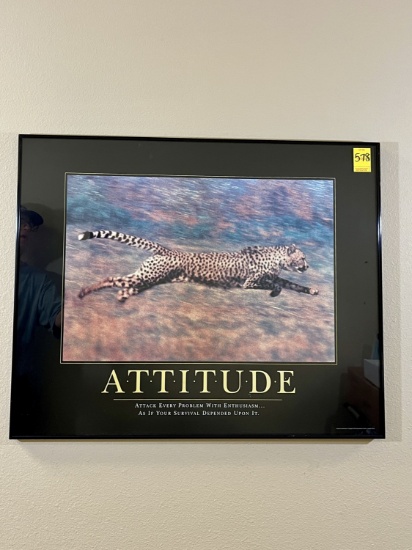 Attitude Framed Print