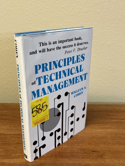 1980 Principles of Technical Management by William Cohen