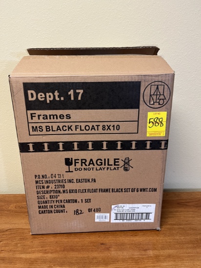 Case of Black 8" X 10" Frames