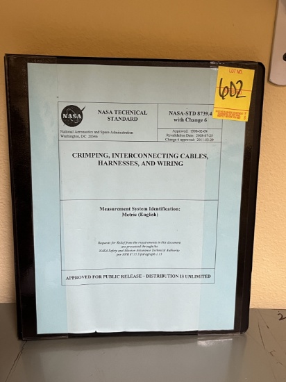NASA Technical Standard Crimping Cables