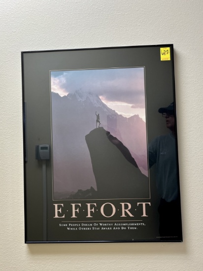 Effort Framed Print