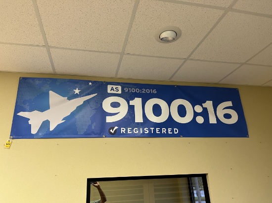 9100:16 Banner with Jet**Bring Ladder to Remove**