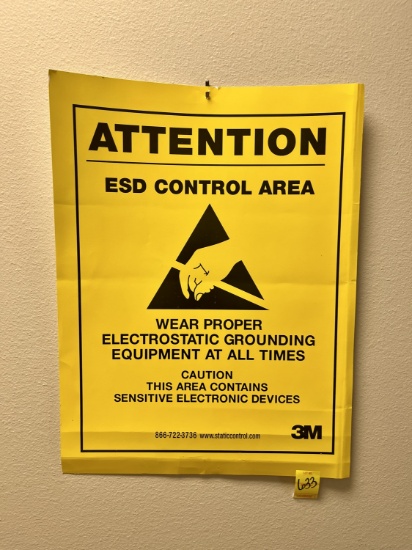 ESD Control Area Poster