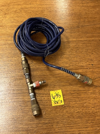 200 Psi 25' Air Hose with Connectors