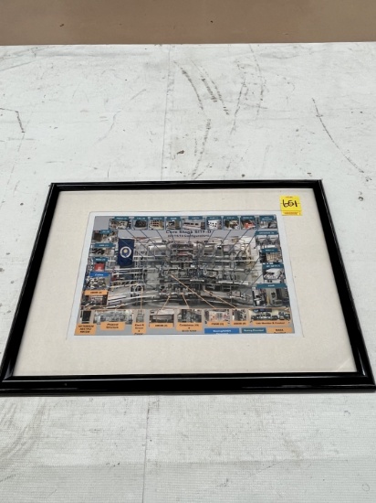 Core Stage Print; Framed and Matted
