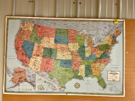 Rand McNally M Series United States Map