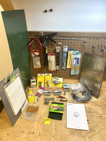Level, Bosch Bit, Thermometers, Hinge Hasp, Shut Off Valve, Fuses, Etc