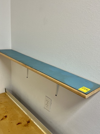 Plywood Wall Shelf with Brackets**Bring Tools To Remove**