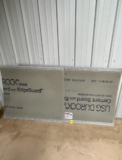 Assorted Pieces of Edge Guard Cement Board