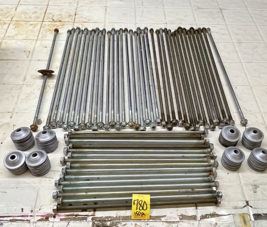 Assorted Threaded Rods with Hardware