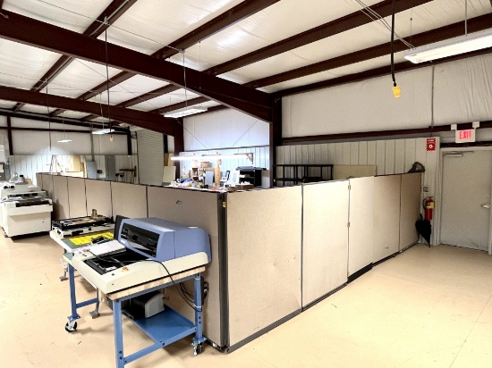 Padded Partition and Swinging Door