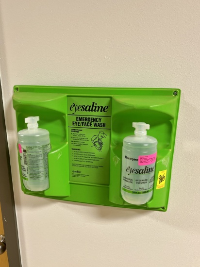 Eyesaline Eye Wash Station**Bring Tools To Remove**
