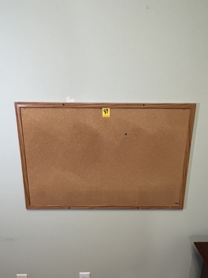 B- Wooden Frame Corl Message Board**Bring Tools To Remove**