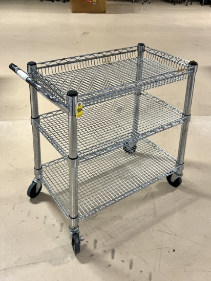 Seville Classic Three Tier Utility Cart