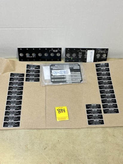Metal Face Plates and Stickers