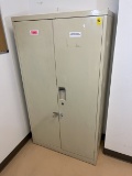 Double Door Cabinet with Adjustable Shelves