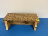 B- Heavy Wooden Step