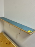 Plywood Wall Shelf with Brackets**Bring Tools To Remove**