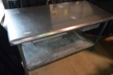Stainless Steel Work Table; 2 Drawers