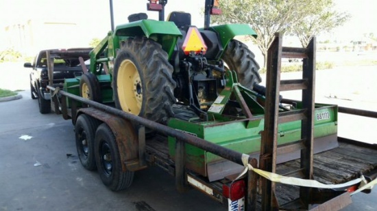 now let's sell the trailer the tractor is on: 20 ft Gooseneck located in Beaumont, Texas