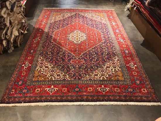 Hand Knotted Oriental Carpet, Hand Tied Persian Rug: Fine TABRIZ 7' x 10', Retail Value $5000+