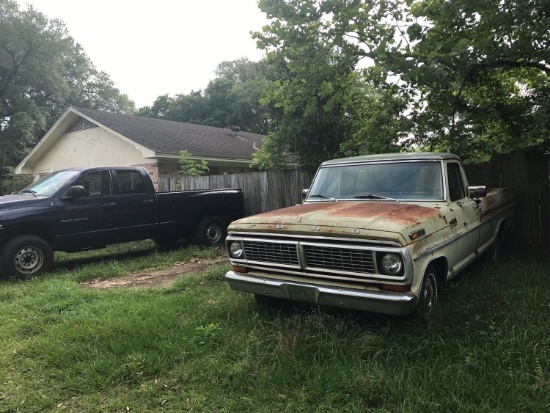 ESTATE FIND! 1970 F100 with a 390 V8, Auto. Transmission, Long Wheel Base. Located in Beaumont, TX
