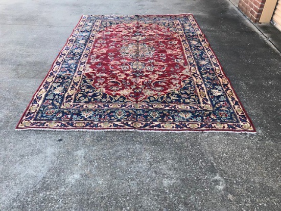 7'x10' Hand Knotted Persian NAJAFABAD Rug, Hand Tied Carpet, Retail $4500, Shipping $45