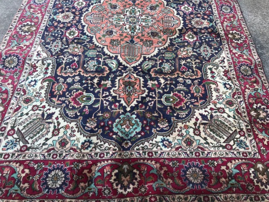 7'x10' Hand Knotted Persian TABRIZ Rug, Hand Tied Carpet, Retail $4600, Shipping $45