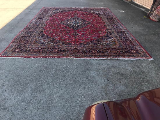 11'x15' Hand Knotted FINE PERSIAN KASHAN Rug, Hand Tied Carpet, Retail $13,000+, Shipping $115