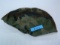 Post 1960's Camo Helmet Cover with many markings, Estate Find, We Will Ship. See Below