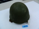 Soviet Union Cold War Helmet, Metal, We Will Ship, Estate Find, Rust on Inside, Star on Outside