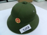 Made in Vietnam Helmet Made of lightweight fiberglass or paper, will not stop even a .22LR, we ship
