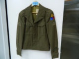 U.S. Field Jacket, Wool OD, Size 36R, Estate Find. We Will Ship, WWII 2nd Armored Division