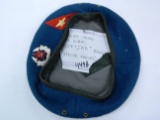 Soviet Russian Airborne troops blue VDV Beret summer hat, Estate Find, We Will Ship, Size 58