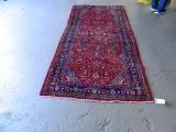 Hand Knotted Persian Rug: 3'6