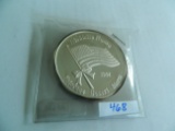 TWO OUNCES .999 FINE SILVER BULLION ROUND: 