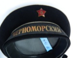 Soviet Union Black Sea fleet Naval hat, Cold War, Estate Find, We Will Ship, Size 55