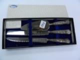 1960's Sterling Silver Webber and Hill, Sheffield, England Boxed Set, UN-USED! Estate Find. We Ship