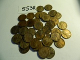 Thirty-Nine (39) 1927 One Cents, Estate Find, All One Money! Wheat Pennies. We Will Ship