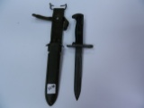 WW2 US M8A1 B.M. Co. bayonet knife scabbard, Also Included is a unmarked bayonet, we will ship