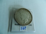 1934-S Silver Peace Dollar, Richmond, Texas Estate Find! Expected Hammer $50. We Will Ship This Item