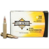 1000 (one thousand ) Rounds of 223 Remington brass cartridges, 55 Grain, Full Metal Jacket, We Ship